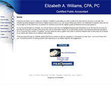 Tablet Screenshot of cpaliz.com